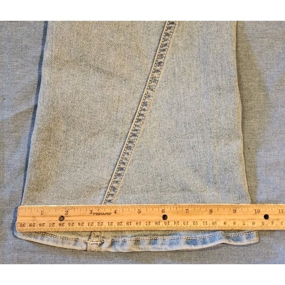 True Religion Joey Rise Flare World‎ Tour Womens 28x32 New Blue - Picture 8 of 10